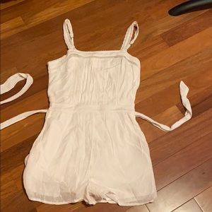Abercrombie White Lace Romper